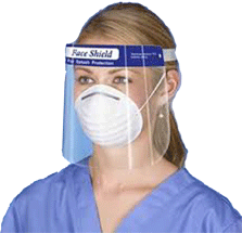 Social Distancing Comfortable Face Shield for Vancouver's Front Line Worker for Business Re-opening phase 2